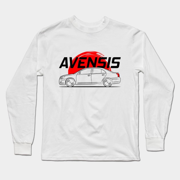 Sedan Avensis MK2 JDM Long Sleeve T-Shirt by GoldenTuners